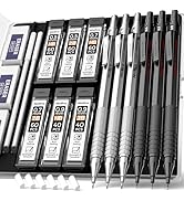 Nicpro 3 Pack Metal Mechanical Pencils Set MP1000