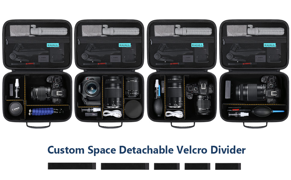 Camera Case for Canon EOS Rebel T7 R100 R50V R50 R5 R6 Mark II R7 R8 90D 5D Mark IV DSLR Sony/Nikon