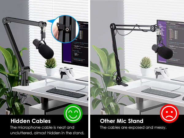 sm7b boom arm mic stand mic arm for mv7 shure mic stand 
