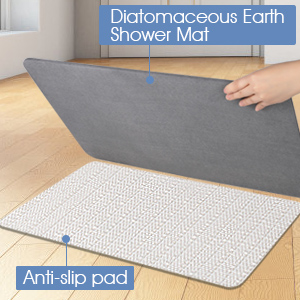 Non-slip Diatomaceous Earth Shower Mat