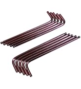 Rannb 3/16" Hex Key Wrench L Shaped Ball End Allen Wrench -10pcs
