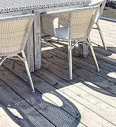 misaya Rectangle Vinyl Table Cloth, Elastic Fitted Flannel Backed Tablecloth, 100% Waterproof Pla...
