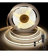 Pandery COB LED Strip,LED Strip Lights 3M/9.84ft,Touch Dimmable LED Strips,CRI90+,4000K Natural W...