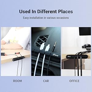 Cable Organizer for home, office and car