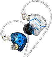 KZ ZS10 Pro Noise Cancelling Monitor Headphones, in Ear Monitors for Musician Singer, 4BA+1DD in-...