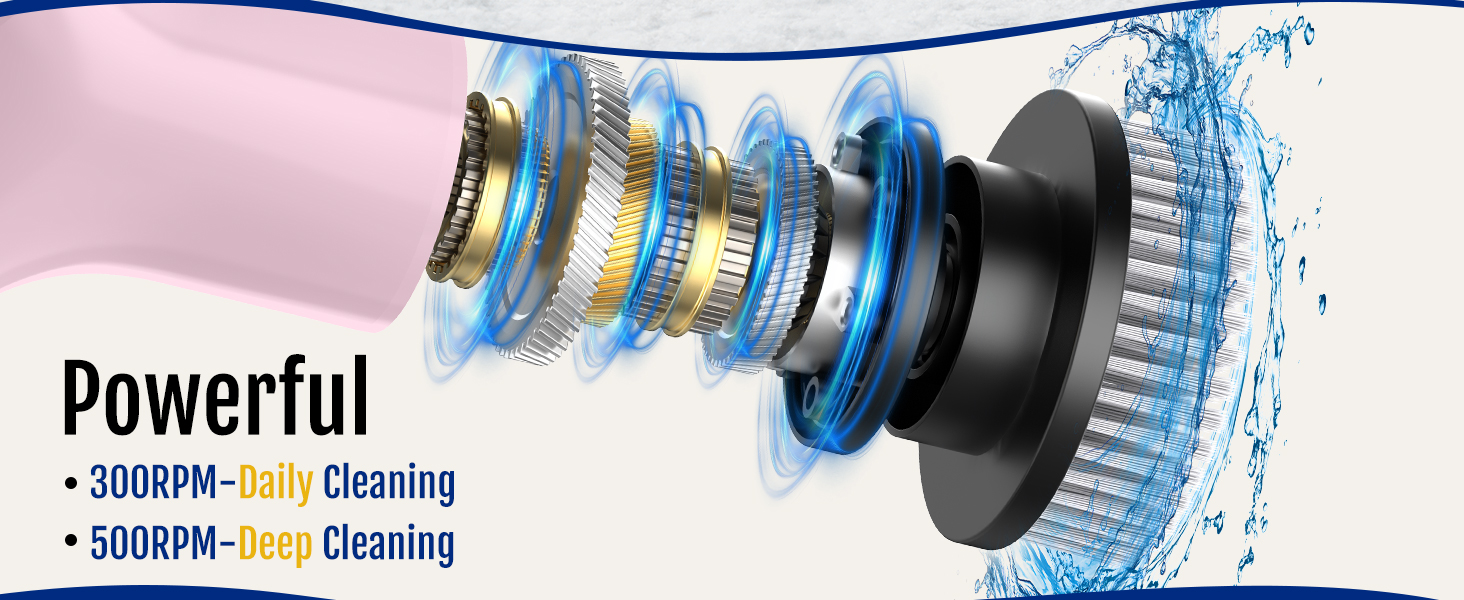 electric spin scrubber