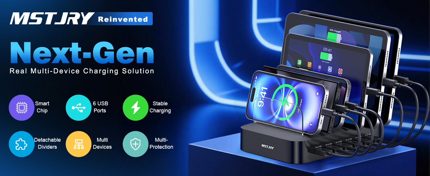 6 A charging station