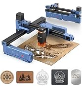 Artilume T1 Laser Engraver 3000mW, Foldable Design Laser Engraving Machine, 0.01mm Precision, Lar...