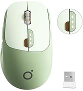 SEUNKWANG EWEADN Q5 Wireless Mouse, Bluetooth &amp; 2.4G Quiet Computer Mouses with 1600 DPI, Battery...