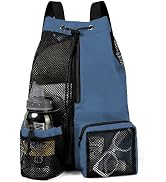 BeeGreen Drawstring Backpack Sports Bags Gym Gear Backpack for Men Women Swim Bags for Swimmers P...