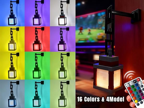 Pixelated Lantern Night Light