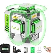 Laser Level, Huepar Pro 360 Self Leveling 3x360° High Brightness Cross Line Laser for Constructio...