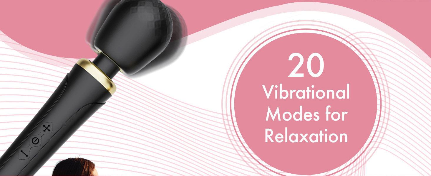 Metooka therapeutic massage wand rechargeable for sore muscles and back