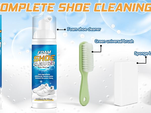 shoe cleaner foam