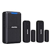 Wireless Door Chime, 600ft Range 2 Magnetic Door Alarm Sensor 1 DoorBell Plugin Receiver set with...
