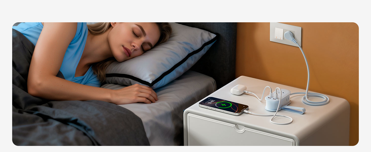 orico travel power strip with usb ports