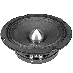 TPT-MR6-4 BULLET 6.5” Midrange Bullet Car Speaker 4 Ohm Shallow Mount