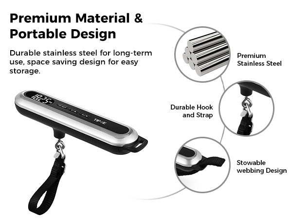 luggage scale weight scale portable scale luggage digital hanging suitcase scale 