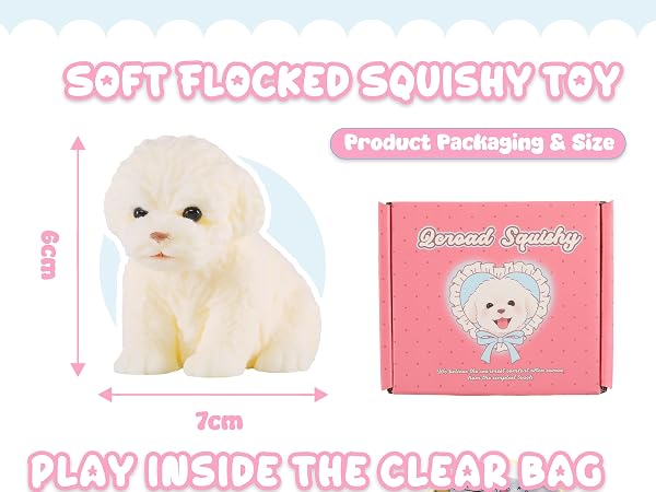 Puppy Taba Dog Squishy - Ultra Soft Silicone Dog Squishy