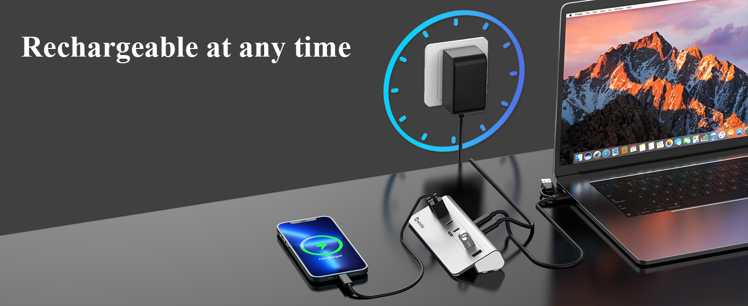 usb c powered hub usb a and c hub