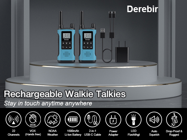 walkie talkies