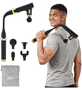CAREKING WE ALWAYS CARE 3-in-1 Muscle Massager Gun Deep Tissue with Long Handle, Handheld Percuss...