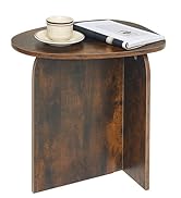 AWASEN Side Table, Small Triangle End Table Living Room, Modern Accent Table with Unique Tabletop...