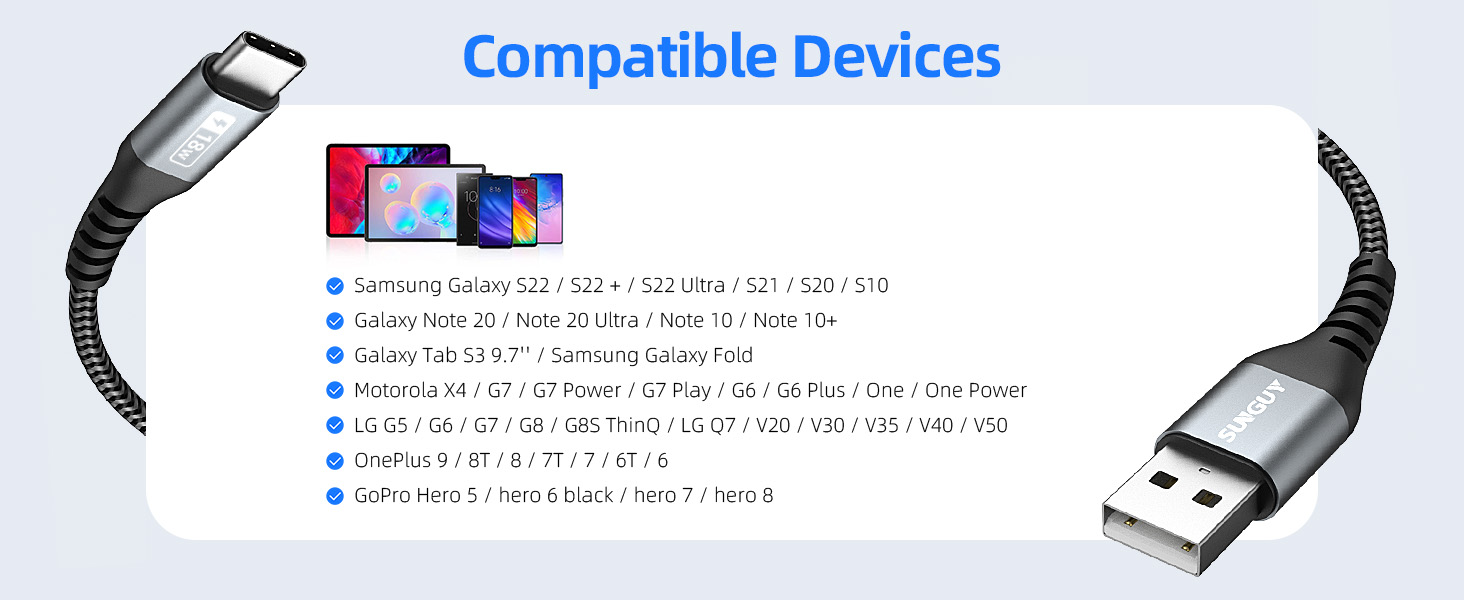 usb a to c cable