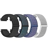WNIPH 4 Pack 22mm Nylon Watch Bands compatible with Samsung Galaxy Watch 3 45mm/Galaxy Watch 46mm...