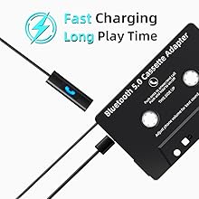 bluetooth tape cassette adapter