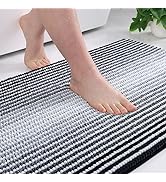 Colorxy Chenille Bathroom Rugs, Extra Soft and Absorbent Bath Mat, Non-Slip Machine Washable Rug,...