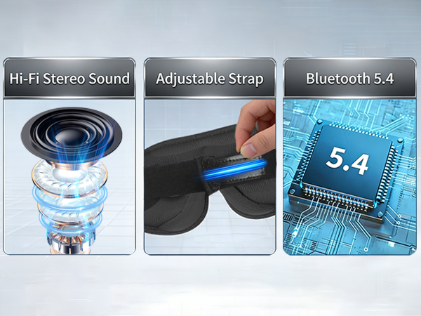 sleep mask with bluetooth headphones