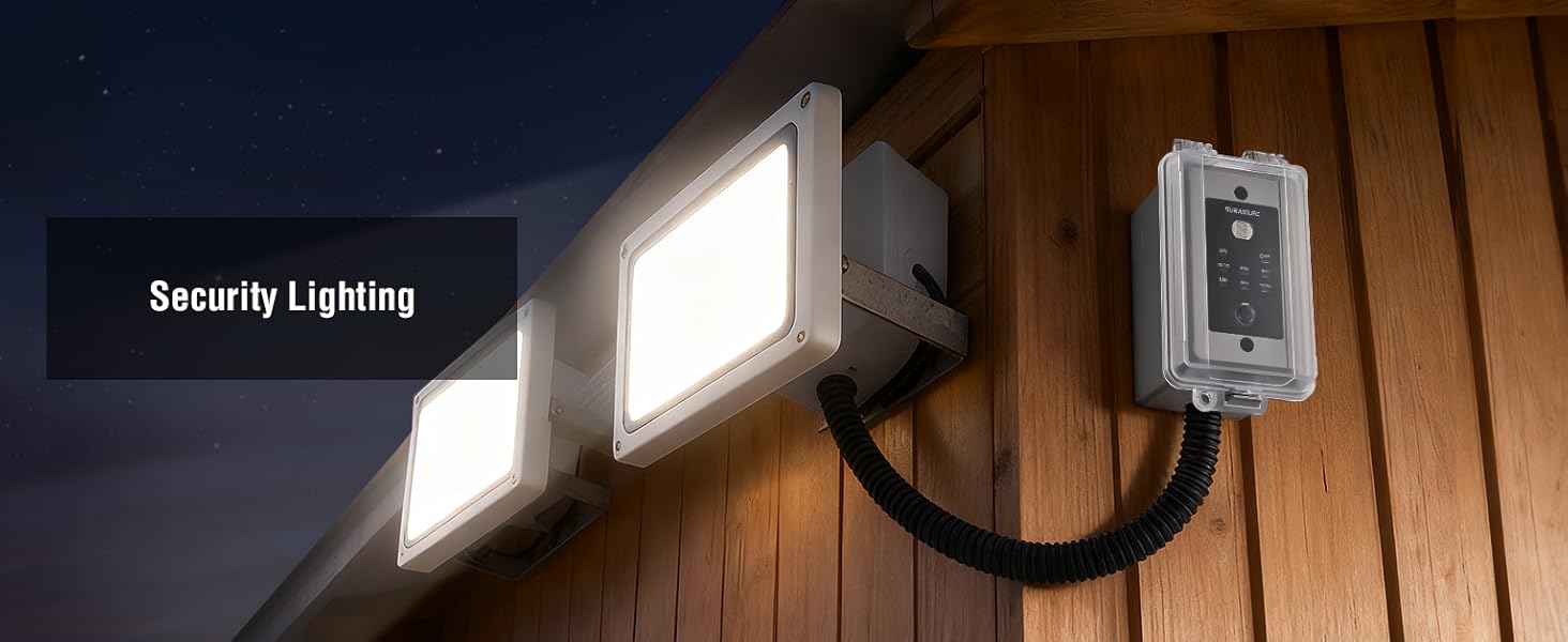 dusk to dawn timer for outdoor lights