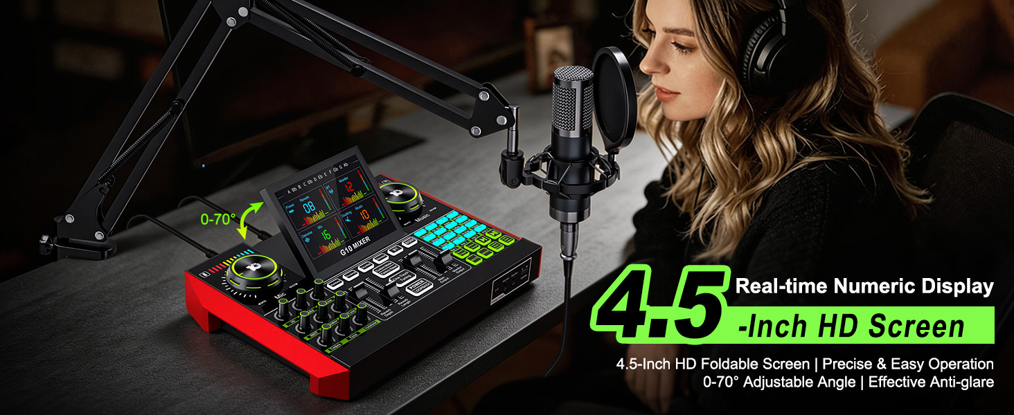 podcast table music production xlr mixer karaoke mixer audio mixers