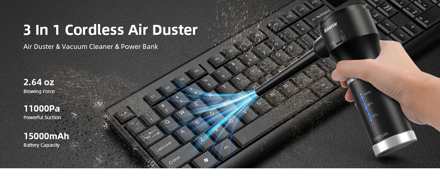 3 in 1 cordless air duster