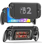 EXTREMECOOL Switch Grip Case Protector for Nintendo Switch 2 Console 2025, Dockable Nintendo Swit...
