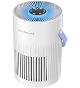 Air Purifiers for Bedroom, Jafända Pet Hair Air Purifier, Max 650 ft², 3-in-1 Filter, H13 HEPA Ai...
