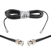WSOLDMA 1-30m RG58/50-3 RF Coaxial Cable BNC Male to BNC Male Extension Cable for 4G LTE Antenna