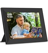 Frameo WiFi Digital Picture Frame with 10.1 Inch IPS Touch Screen,Loading Pictures to 32GB Smart ...
