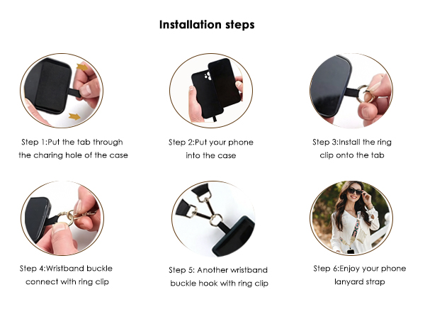 Clip and Go Strap for Phone with Wallet