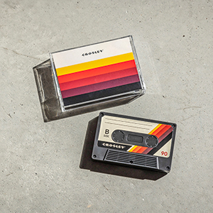 crosley bluetooth speaker with twin connection mode for dual play