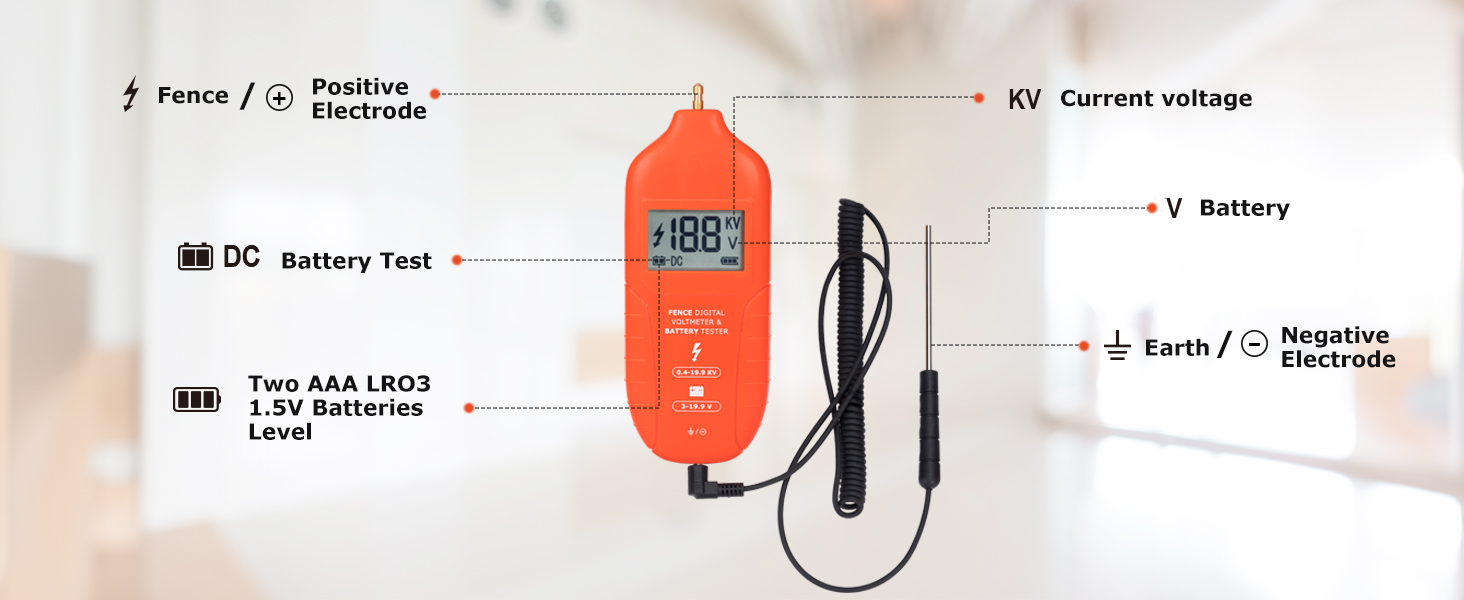 Electric Fence Tester 