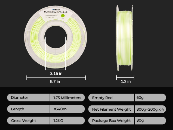 Silk Glow Pla Pack Green