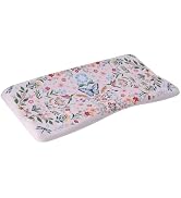 MOSISO Keyboard Stand with Wrist Rest, Hummingbird Plants&amp;Flowers Ergonomic Keyboard Riser with W...