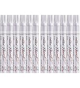 Lesun White Paint Pens Paint Markers, 12 Pack Waterproof Oil-Based Paint Pen Set Quick Dry and Pe...