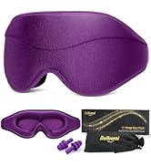 BeHoomi Sleep Mask, Premium Eye Mask for Sleeping, 3D Ergonomic Designed Sleeping Mask, Upgraded ...