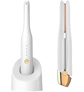 SKERTS Mini Cordless Hair Straightener 9 inch Portable Pencil Hair Curler, Wireless Travel Beard ...