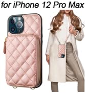 Bocasal crossbody RFID blocking wallet case with card slots holder