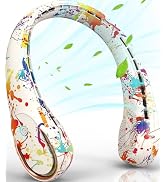 FrSara Neck Fan, Portable Fan Strong Wind, Adjustable, 360° Cooling, Super Quiet, No Blade Fan De...