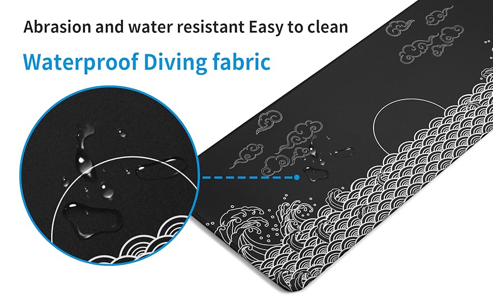 Waterproof Water-Resistant Easy to Wipe Clean